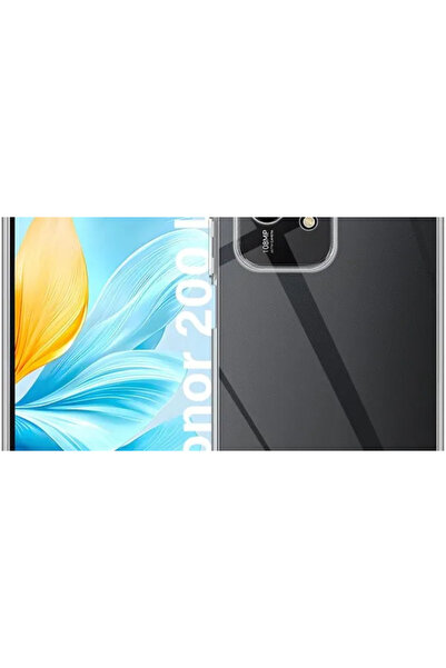 HONOR Carcasă compatibilă cu 200 Lite 5G, ultra-subțire, protecție moale TPU rezistentă la șocuri - Transparentă
