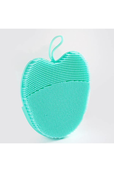 Mila Mila Small Silicone Facial Cleansing and Exfoliating Brush, Green