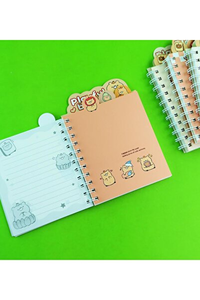Gift Moda Capybara 4-Compartment Lined Notebook - Bm-1877