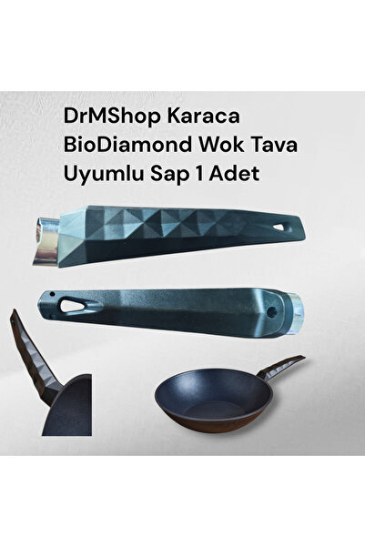 shopdrm Karaca BioDiamond Wok Tava Sapı - Kulp 1 Adet