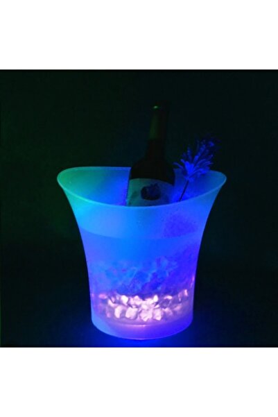 Bizaical Ice Bucket with LED, Bizaical, 5L Capacity, Plastic/Polypropylene, Multicolor