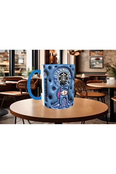 Mugs and love Winnie the pooh EEYORE baskı hediyelik kaliteli porselen kupa