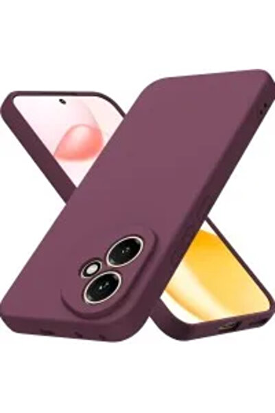 ALC MOBILE Carcasă subțire și moale la atingere, ALC Mobile, rezistentă la șocuri, compatibilă cu Honor 400 5G, TPU vișinie