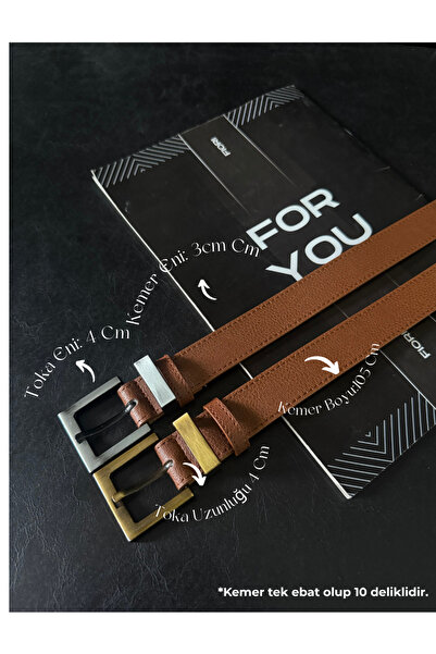 Fiori Pachet de 2 curele pentru femei cu cataramă pătrată, curea pentru panta...