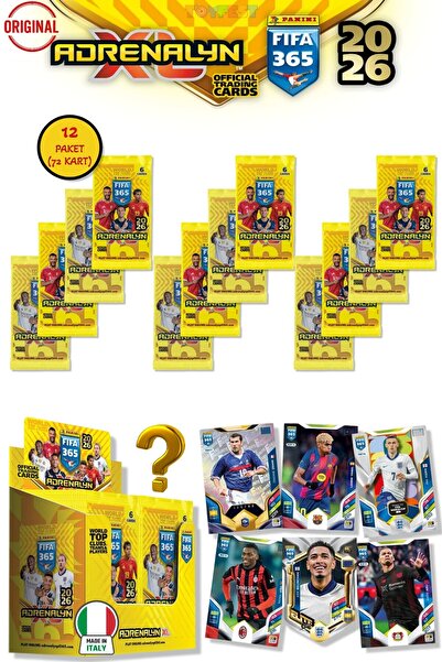 TOYFEST بطاقات بانيني أدينالين فيفا 365 - بطاقات لاعبي كرة القدم الرسمية لعام...