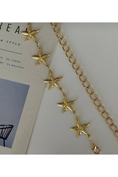 BY BASAK collection Chain Belt Waist Gold