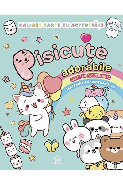 Editura Didactica Publishing House Kawaii Carte cu activitati. Pisicute adora...