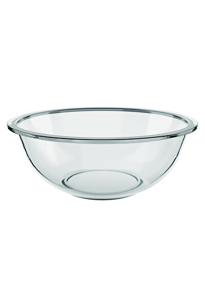 Marinex Glass Bowl Plus 3 L - Large Durable Heat-Resistant Mixing & Serving Bowl, Transparent