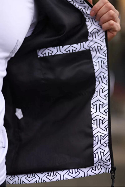 Modayakamoz Unisex Hooded Lined Raincoat - White