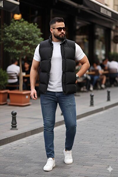 S&M CLOTHİNG Новий сезон чоловічих надувних жилетів на кнопках і блискавці