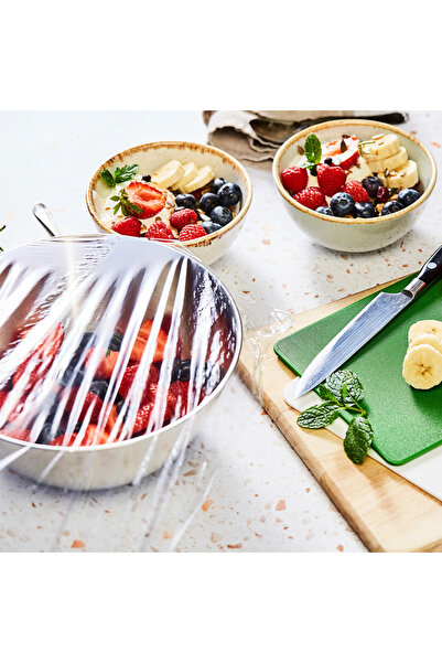 prowrap Stretch cling film with integrated cutter, 300 mm x 300 m, PE