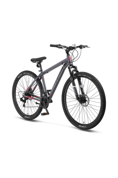 Ümit 2478 MOTION M-2D ERKEK DAĞ BİSİKLETİ 305H 24 JANT 21 VİTES SİYAH KIRMIZI