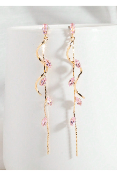 Inovius Cercei Glint, Roz cu Auriu - 231513