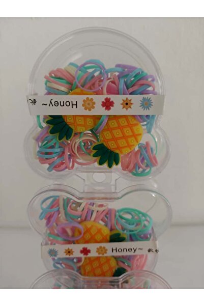 ASG Lastik Toka Mini Saç Lastiği Seti Renkli Bebek-Kız Çocuklar