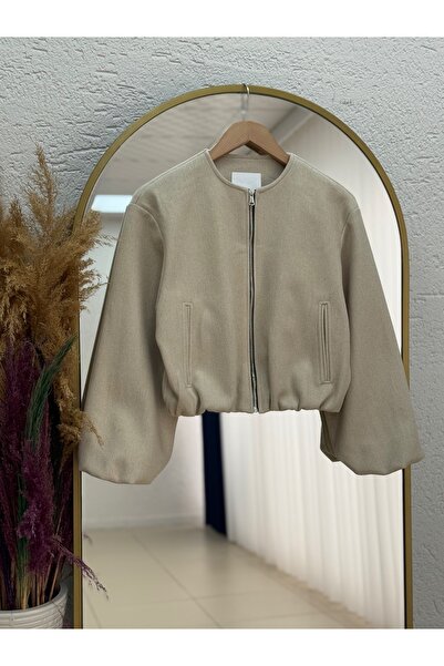 BENAHOLL Jachetă scurtă Arioria cu buzunar dublu și elastic în partea de jos-...