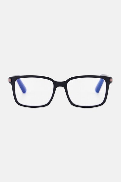 A & A Glasses Men WR-S6920S Rectangular Reading Glasses, Black