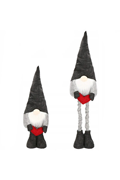 SERSIMO Figurină de Crăciun, Elf, picioare telescopice, înălțime extensibilă 63-93cm