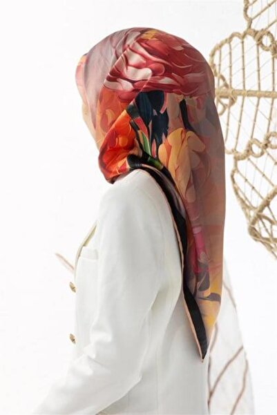 Vissona Шовковий шарф Tivil 60842 - 60842 - 2 - 0012 Жовтий малюнок, виконани...