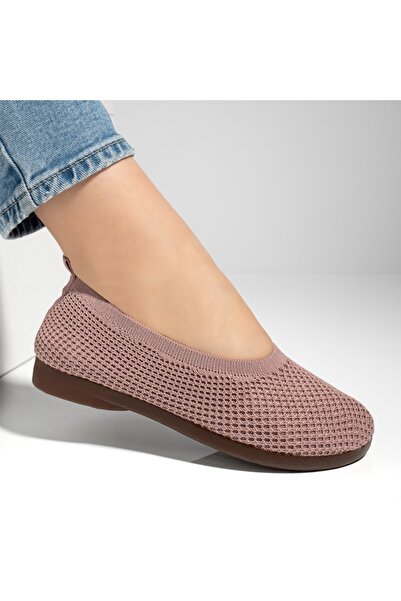 BMoD Women's pink fabric flat-soled espadrilles MOD13064