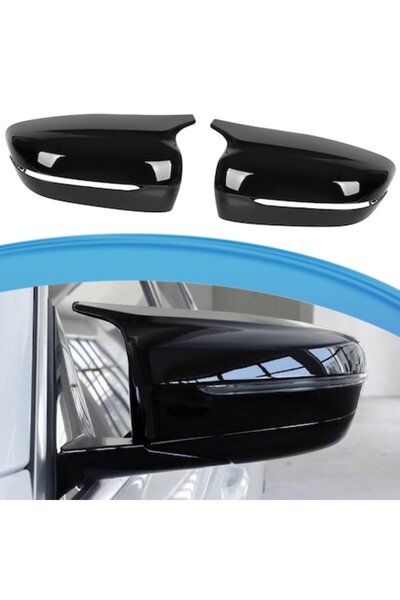 AutoUp Capace Oglinzi Batman BMW Seria 3 G20 G21 2019+ Negru Lucios