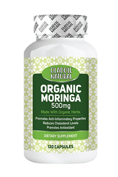 Oladole Natural مورينجا ٥٠٠ ملغ - ١٢٠ كبسولة