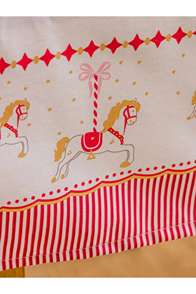 LC Waikiki Lcw Home White Christmas Themed Tablecloth 150X200 cm