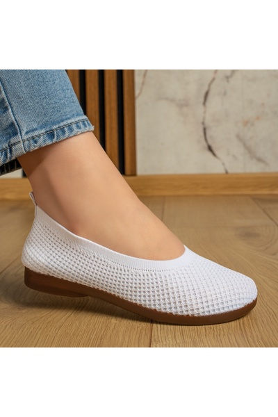 BMoD Women's white fabric flat-soled espadrilles MOD13064