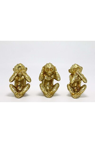 STUMBANNG هدية تزيينية من البوليستر 3 قرود