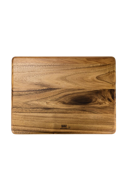 Billi Acacia Wood Cutting Board 40.5x30x2CM – Premium Large Wooden Chopping Board for Kitchen, Brown