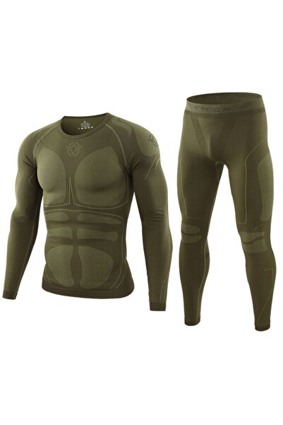 Hipolar Lenjerie Termica Bluza si Pantaloni, Marimea M, Costum Termoactiv, Ba...