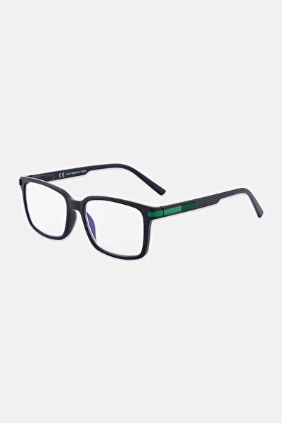 A & A Glasses Men WR-S6920S Rectangular Reading Glasses, Black