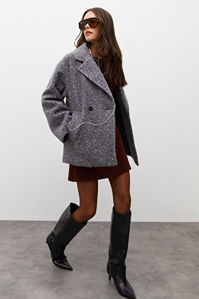 urban focus Double Breasted Short Coat