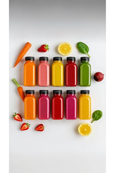 SEVAPET 10 adet 300cc detox, meyve suyu, sporcu, diyet beslenme,smoothie, boş...