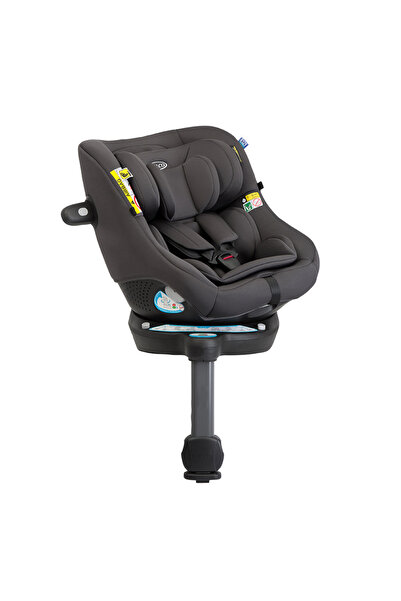 Graco Turn2Me 360° DLX Iron car seat, 40-105 cm, R129 certified and ADAC tested