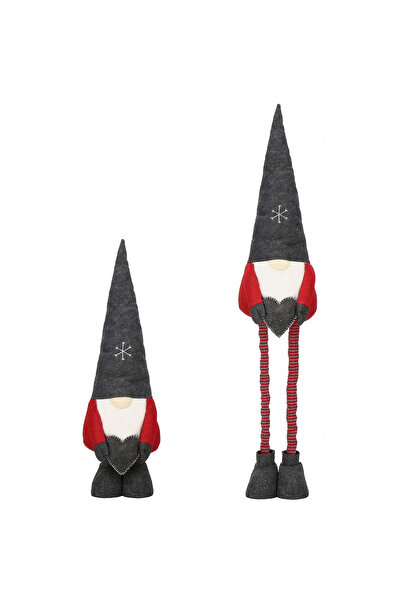 SERSIMO (DL) Christmas figurine, Elf, telescopic legs, extendable height 80-125cm