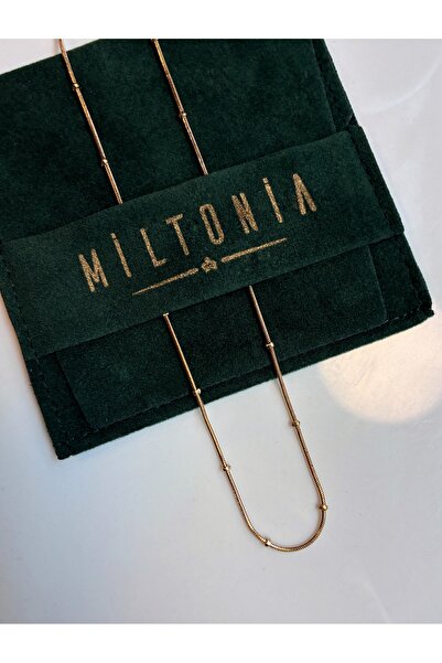 Miltonia Top Zincir Çelik Kolye