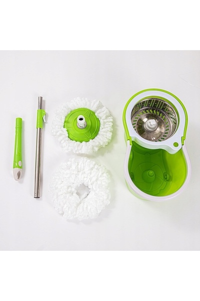 FOXMAG24 Mop and bucket set, plastic/metal, with 2 mop refills included, with...