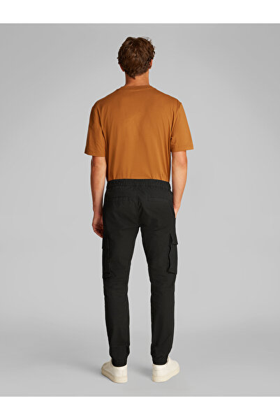 Calvin Klein Men Black Skinny Cargo Pants