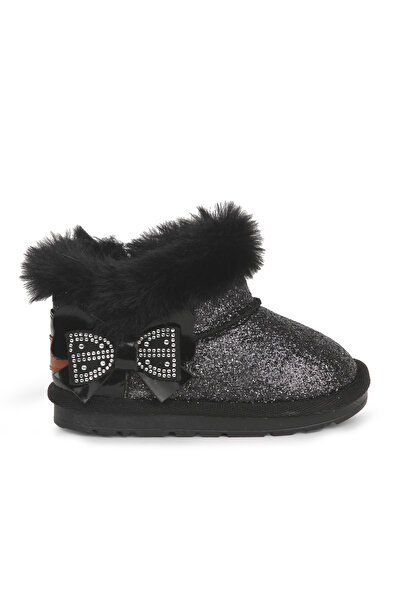 BUCKHEAD BUCK3061 Κοντές μπότες για κορίτσια με σγουρά ασημί φτερά