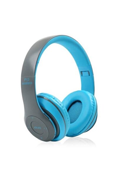 KATHODE Wireless headphones with microphone and radio P15 blue,
