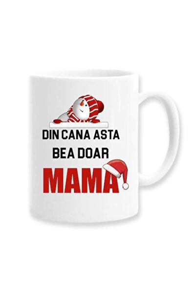 OEM Cană personalizată pentru mama cu mesajul: „Doar mama bea din această can...
