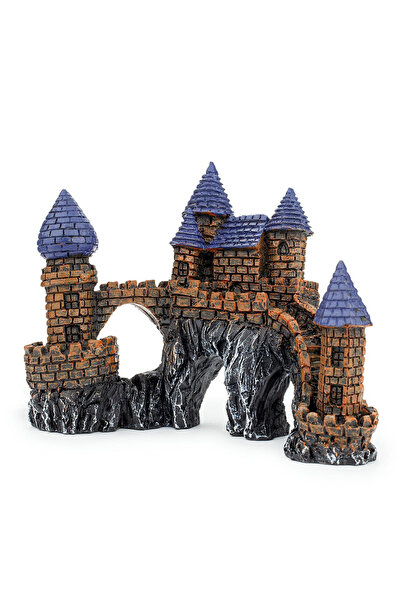 HAPPET Decor Pentru Acvariu, Castel, 15x9x12.5 cm, R006