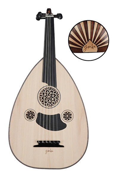 Yonka UD-10KM Kelebek ve Maun Ağacı Ud Abanoz Klavye EL Yapımı Yüksek Kaliteli Ud