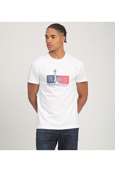 Aeropostale تي شيرت Aero رجالي برسومات بيكيه