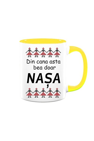 OEM Cană personalizată cu mesajul: „Doar nașa bea din această cană”, Betaprin...