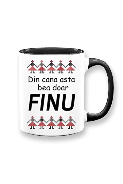 OEM Cană personalizată cu mesajul: „Din această cană bea doar finul”, Betapri...