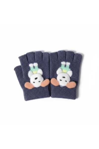 Aware Time Kitti 3-6 Years Old Boys' Knitted Gloves with Lids