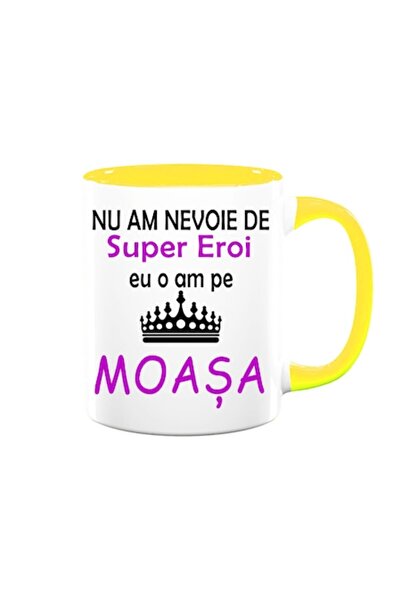 OEM Personalized Mug for Godmother with message: "I don't need superheroes"