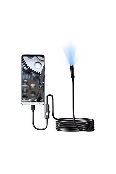 EVO MOTORS Camera endoscopica 2M Android 7.0MM TYPEC IP67 Impermeabila