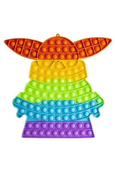 DanyCris Jucarie Senzoriala, Antistres, Curcubeu, 26,5x29x1,5 Cm